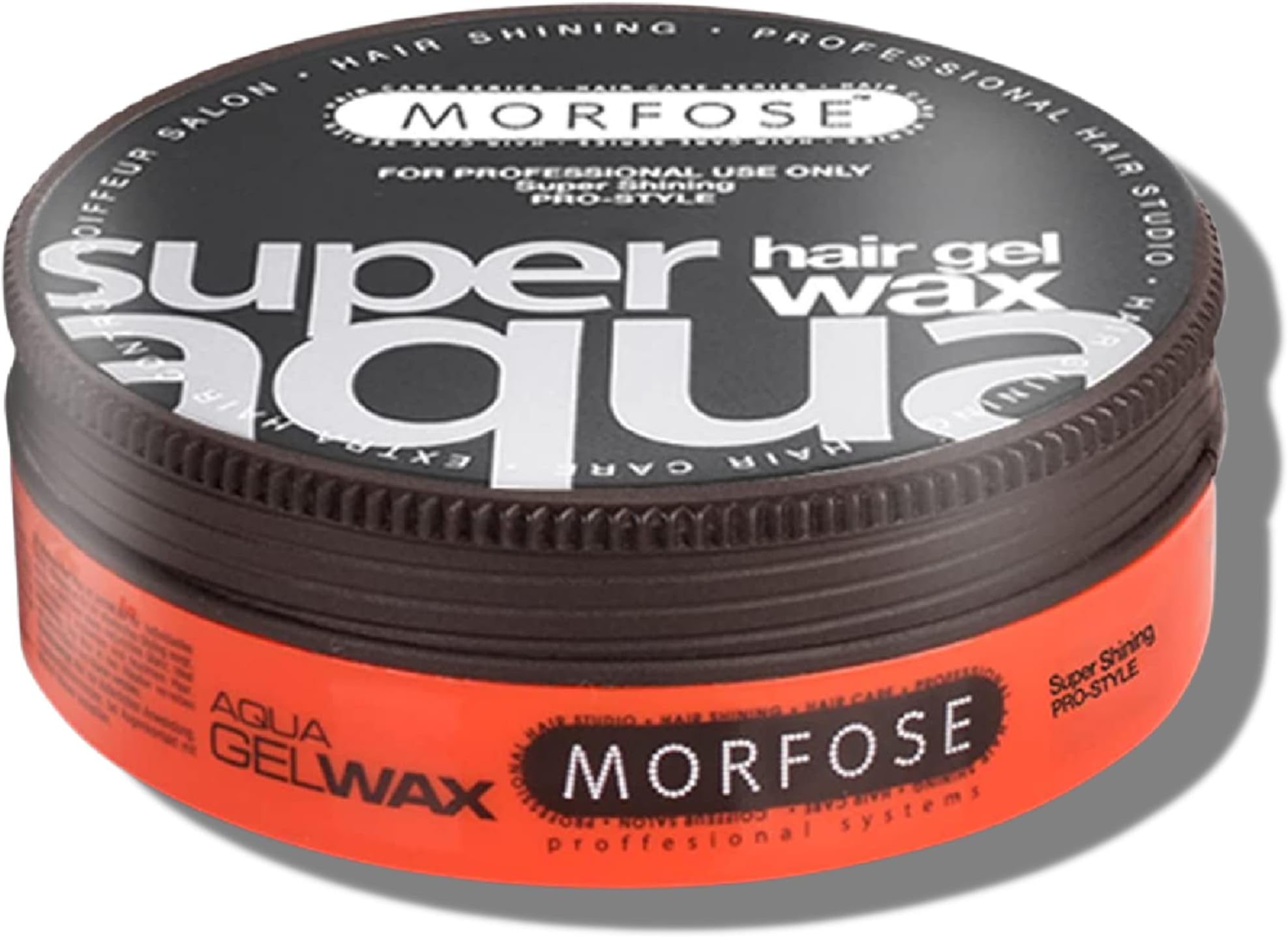Super Aqua Hair Gel Wax with Strong Flexible 4 Hold, All Day Long, Hair Wax for Women and Men, Edge Wax, Gel Wax, Manage Flyaways, and Curls, Mango Scent, 5.92 Fl. Oz