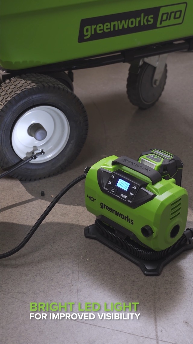 フィジーク　ADAPTIVE グリーン Amazon.com: Greenworks 40V Cordless Tire Inflator, 160 PSI