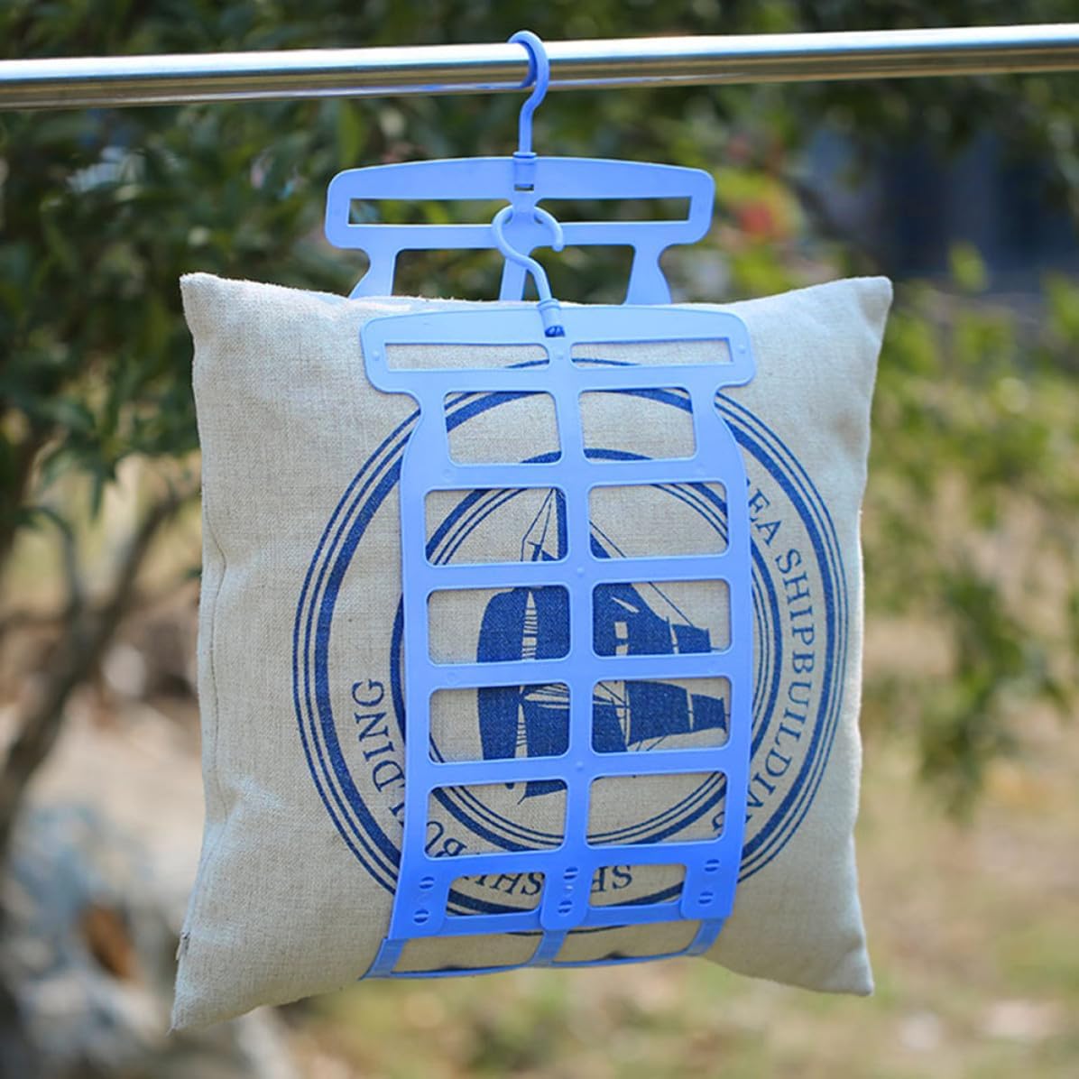 Pillow Drying Rack Plastic Adjustable Hanger for Ties Plush