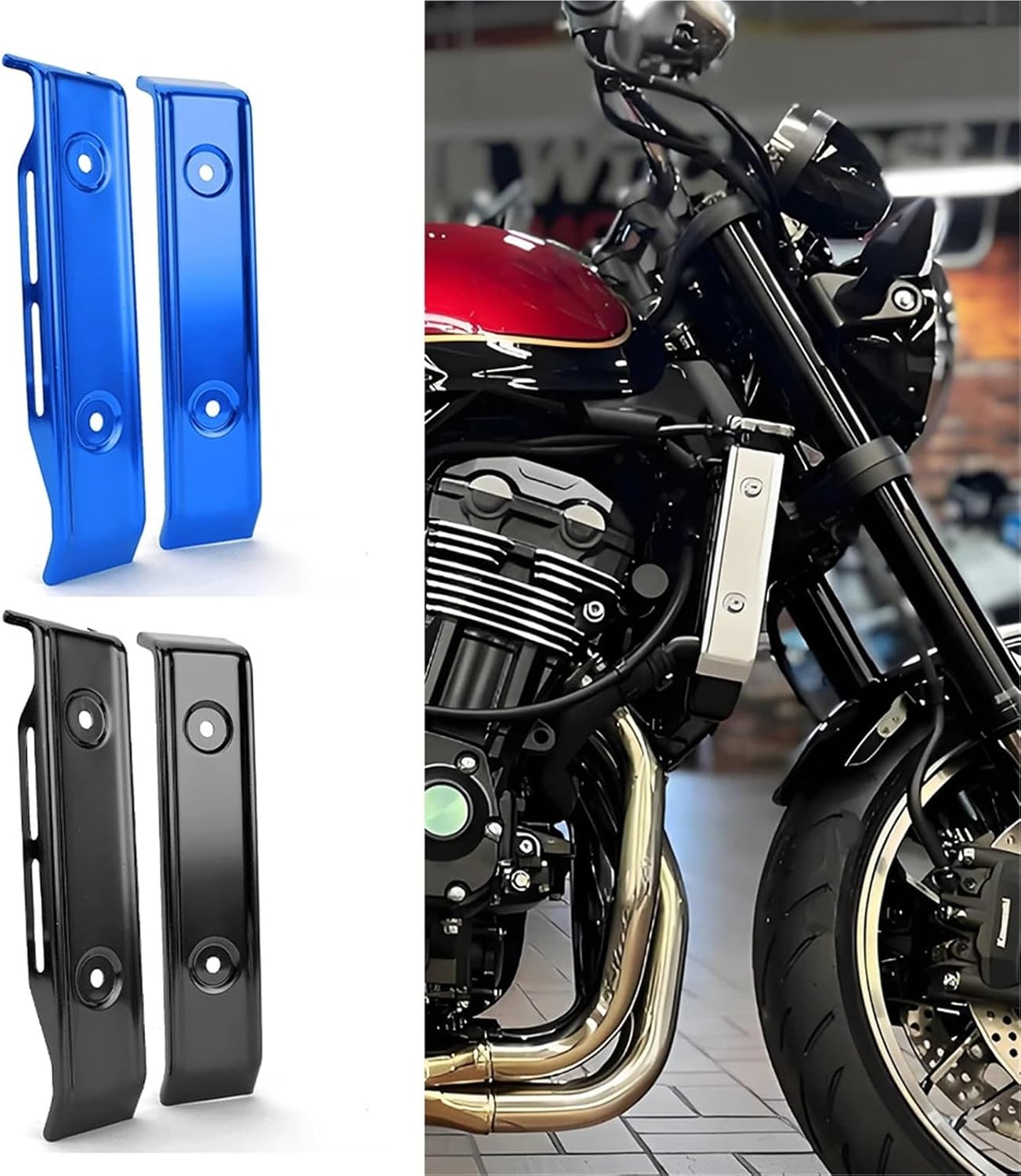 にがつ バイクタンクサイドパネル B&M&W S1000RR 09-2014用 ガスタンク