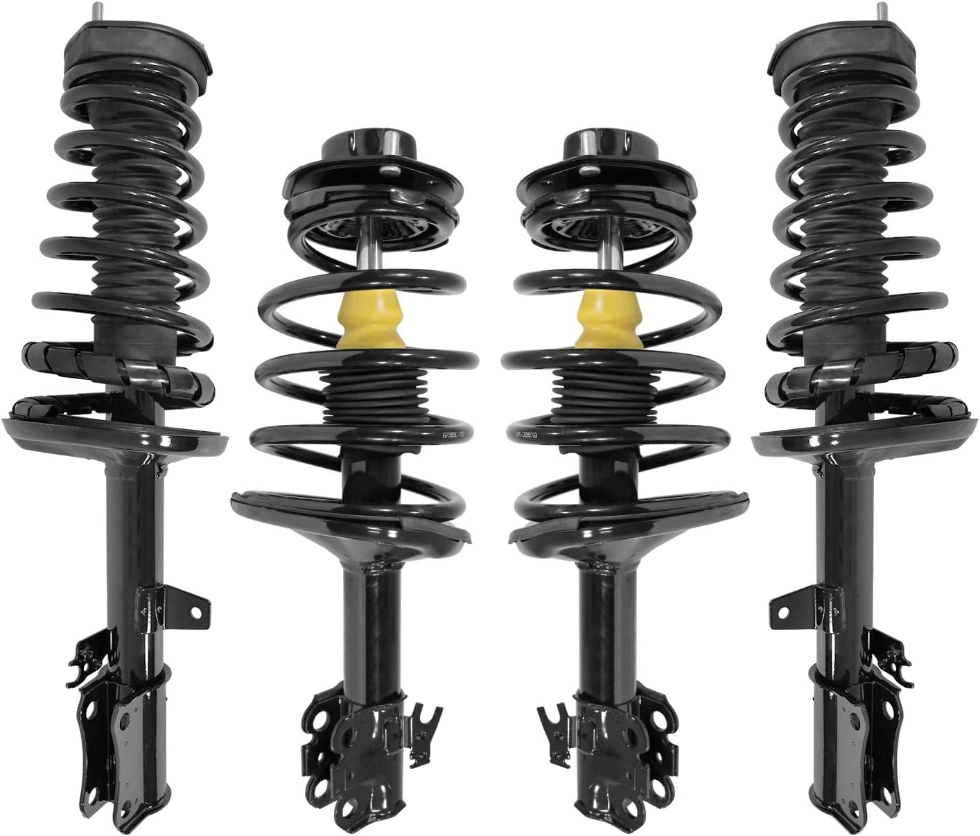 Front & Rear Quick Complete Struts Assembly with Coil Springs Replacement for 1992-1996 Toyota Camry 4 Cyl (Set of 4)