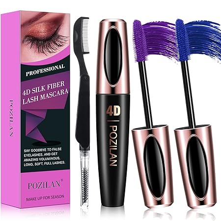 Mascara Pruple Waterproof Folding Eyelash Image
