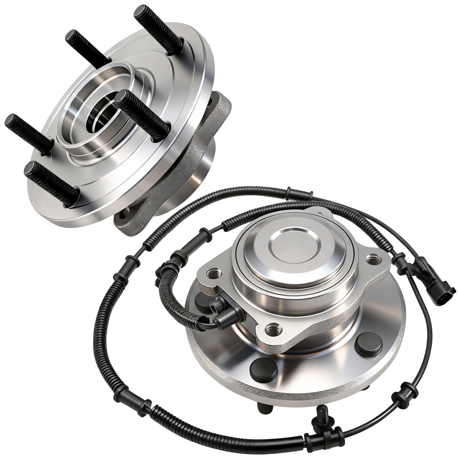 Aspligo 2Pcs 512493 Rear Wheel Bearing Hub Assembly