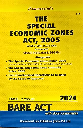 THE SPECIAL ECONOMIC ZONES ACT, 2005 bare act | Edition 2024