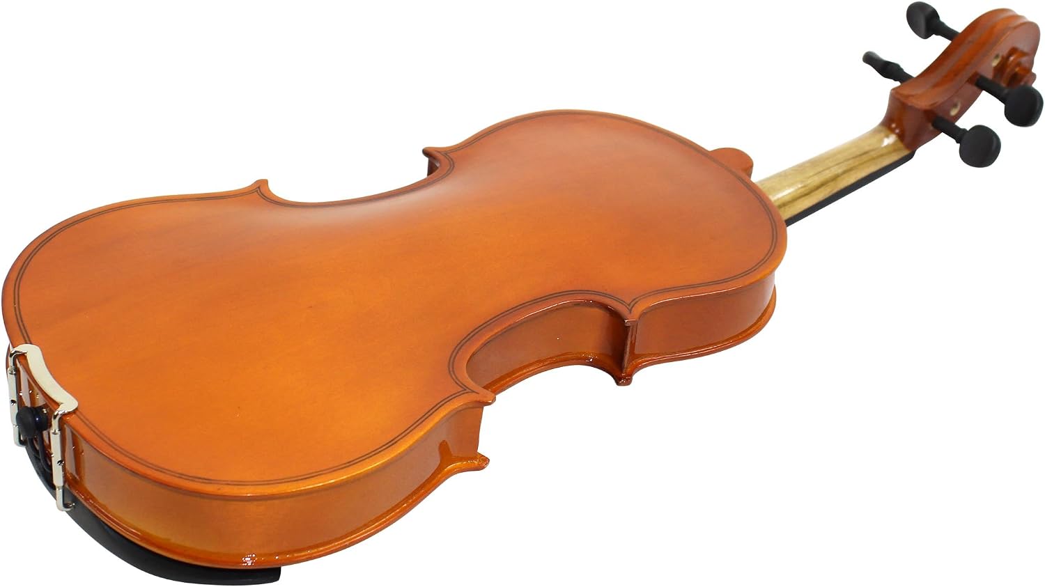 YMC Full Size 4/4 Violin Starter Kit with Hard Case,Bow,Rosin,Extra Strings,Shoulder Rest,Mute,Electronic Tuner,Pinky Holder,Polish Cloth,Violin Hanger-Natural