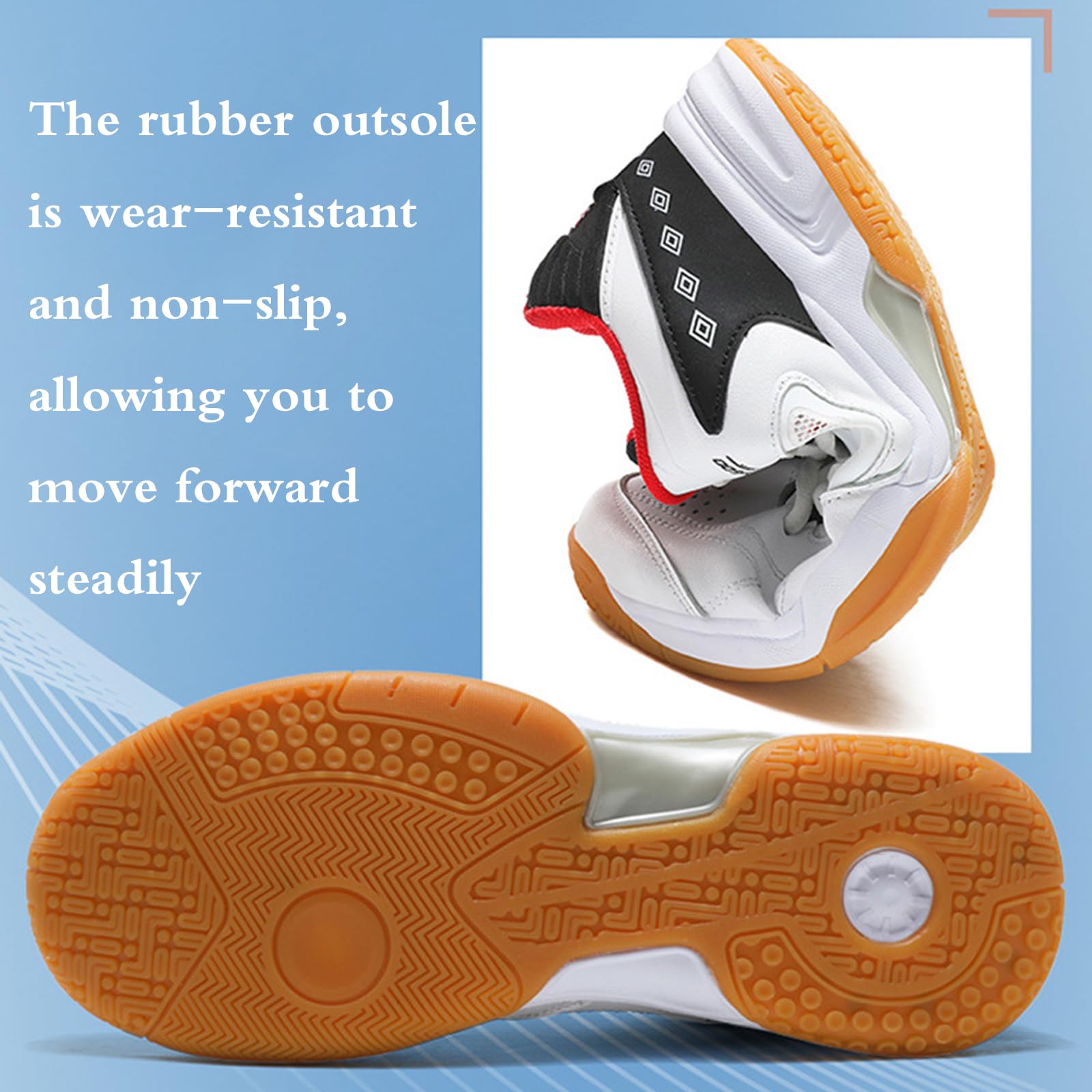 Zapatos De BáDminton Suaves,Zapatos De BáDminton para Hombre Y Mujer,Zapatillas De Voleibol para BáDminton,Rebote RáPido,Transpirable Y Refrescante,para Caminatas Diarias,Ocio,Fitness