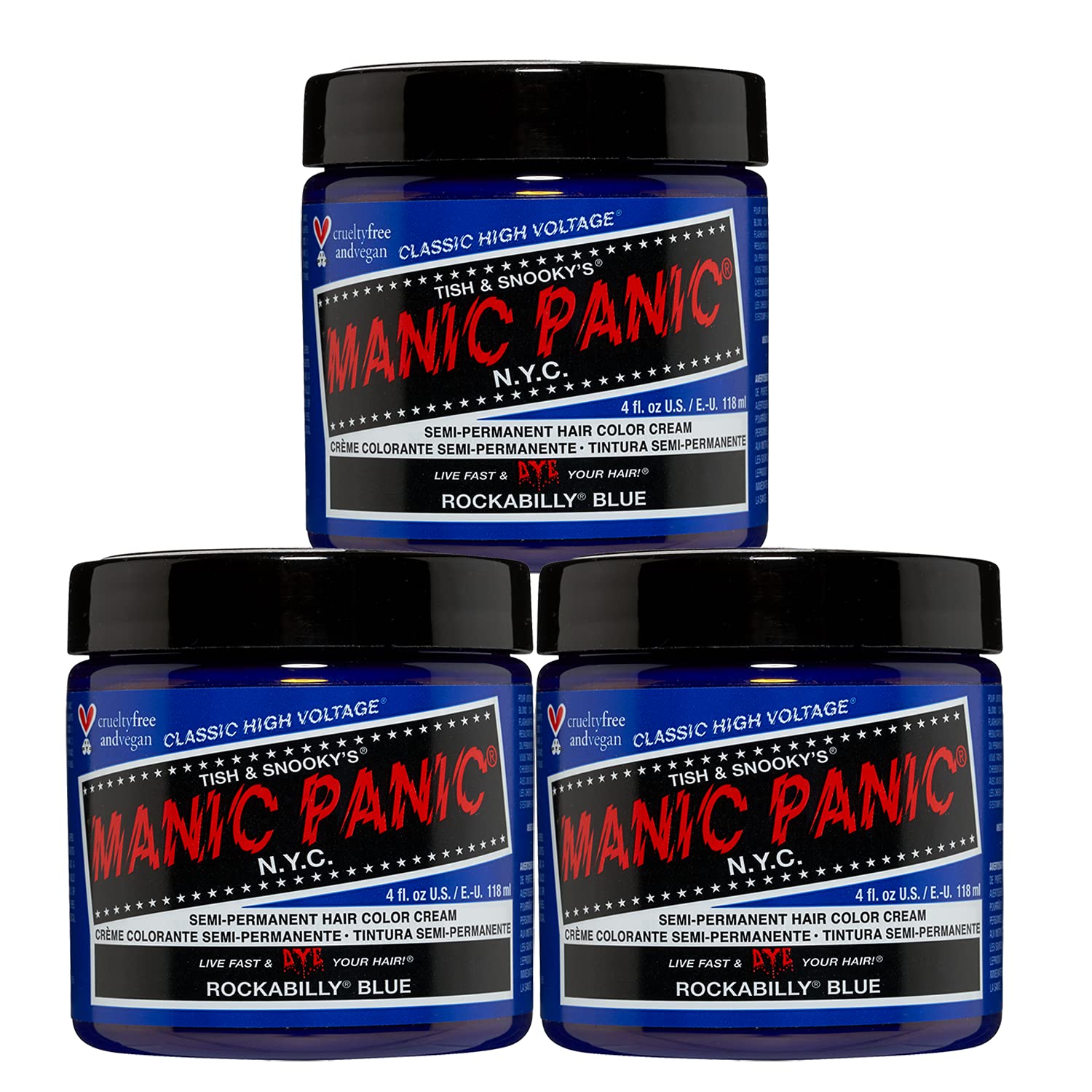 Manic Panic Voodoo Teinture pour cheveux Bleu classique
