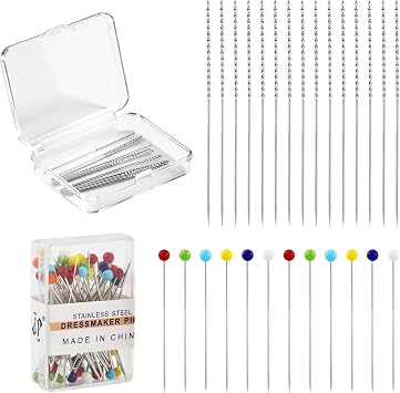 Zorivane 15 Pcs Snag Repair Tool, 2.44 Inches Snag Needle, Leather Craft Sewing Stitching Needle with Case, Essential for Knitwear Care & Fabric Maintenance