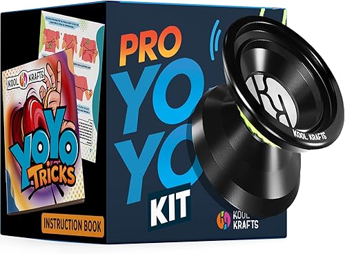 Kit de yoyo profesional responsivo, yoyó de aleación premium para niños y principiantes con libro de 25 trucos fáciles de seguir, guante Yoyo, saco disponible en Yaxa Colombia