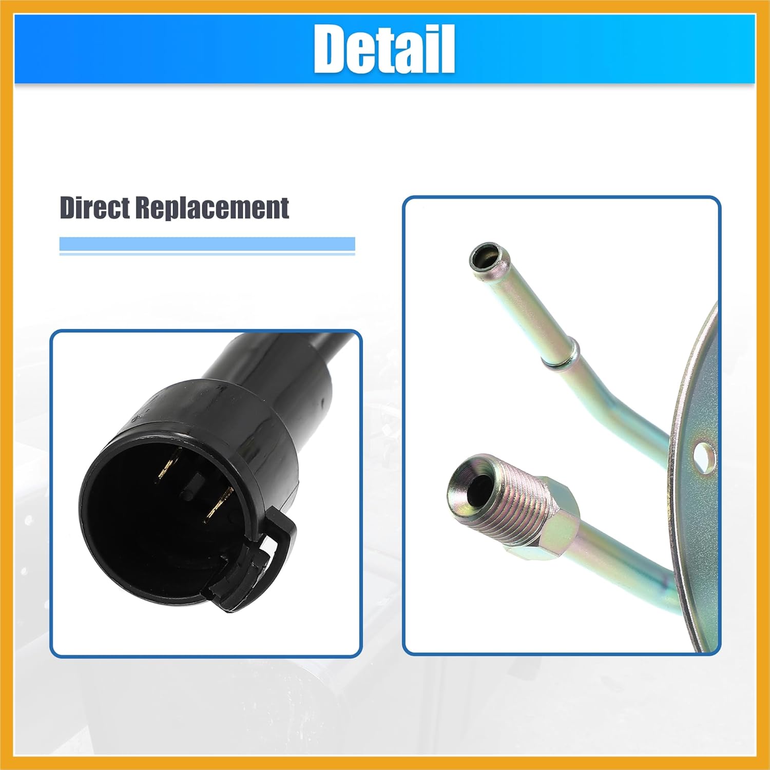 1 Pcs Fuel Pump Mounting Bracket Hanger Assembly for Toyota Pickup 2.4L L4 - Gas 3.0L V6 - Gas 1987-1992 Fuel Cell Pump Hanger Tube Replaces 23206-35121 2320635121 Durable Material Replacement