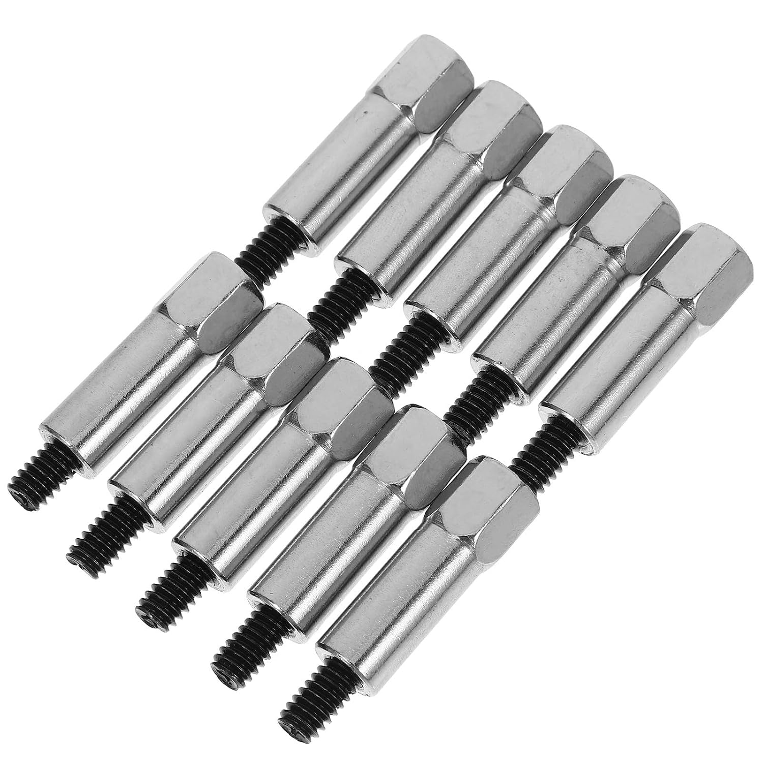 FOMIYES Engine Valve Cover Bolt Kit Providing Stability and Enhanced Durability Chrome Plated Steel 10pcs 1/4 Inch Thread for Engines 283 305 327 350 383 for Car Valve Covers