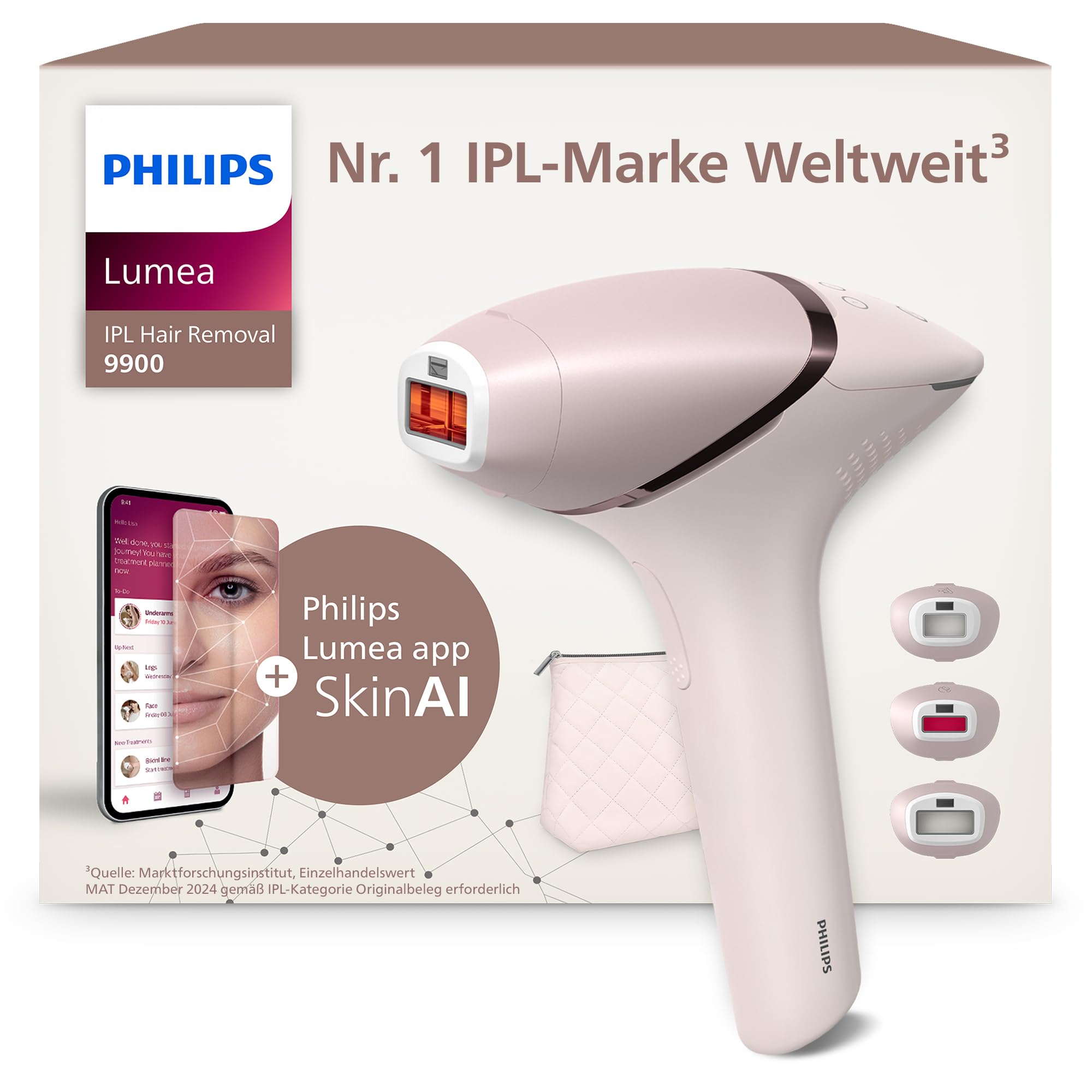 Philips Lumea IPL 9900 Series Haarentfernungsgerät – Modell BRI953/02