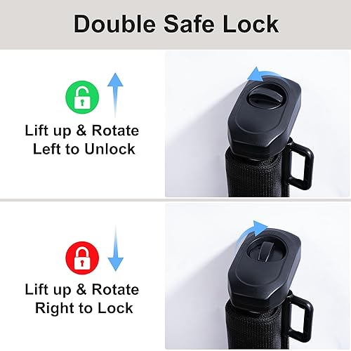 Miniatura 4 de Puerta retráctil para bebés de 55 pulgadas, puerta extra ancha para mascotas de 34 pulgadas de alto para escaleras, pasillos y puertas, puerta de