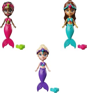 SwimWays Floating Mermaids 3-Pack: Self-Righting Mermaid Pool Toys for Kids 5+, Beach Lake Bath Fun