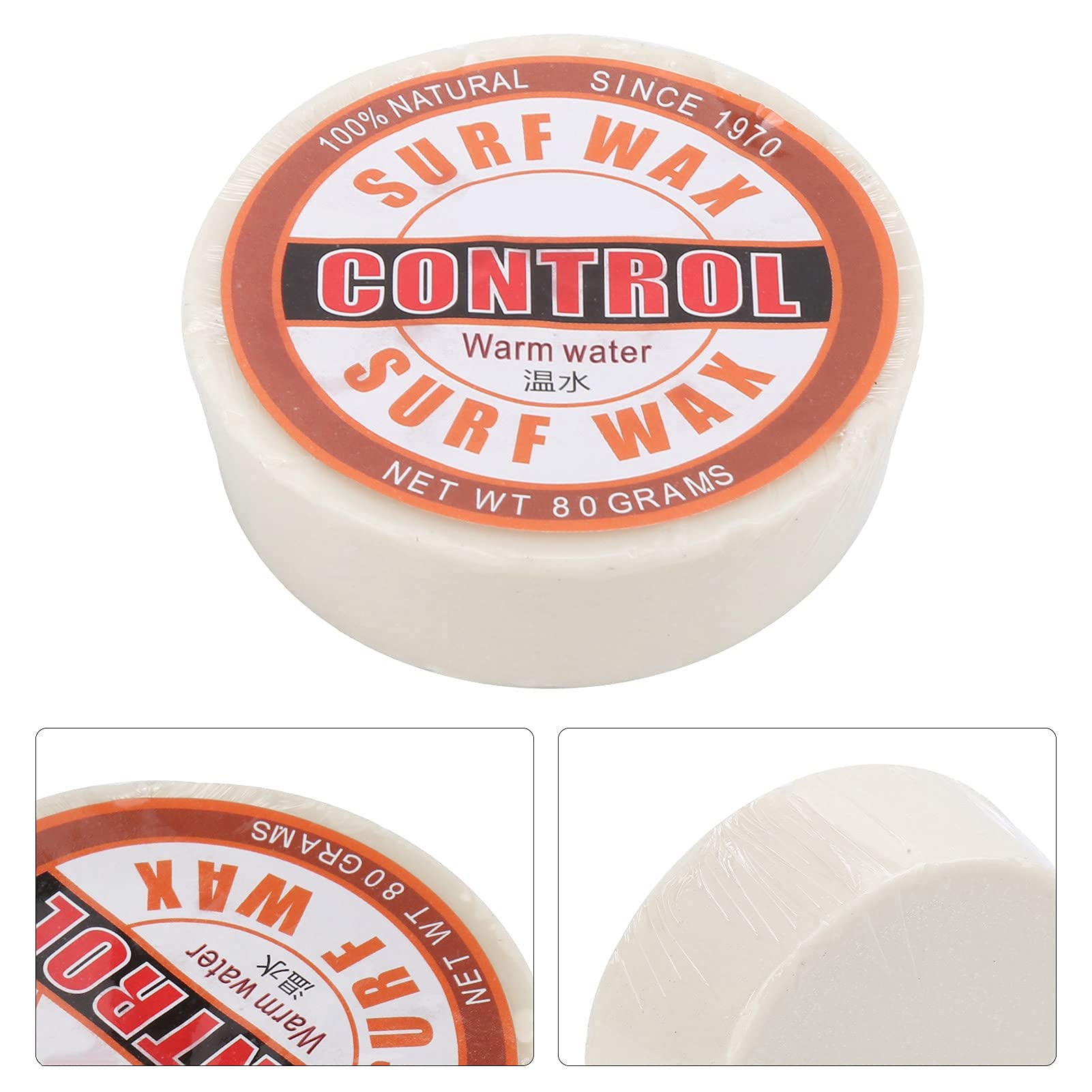 VGEBY Surf Wax Portable Antideslizante Parafina Surf Skateborad Wax Tabla de Surf Accesorio con Peine de Cera