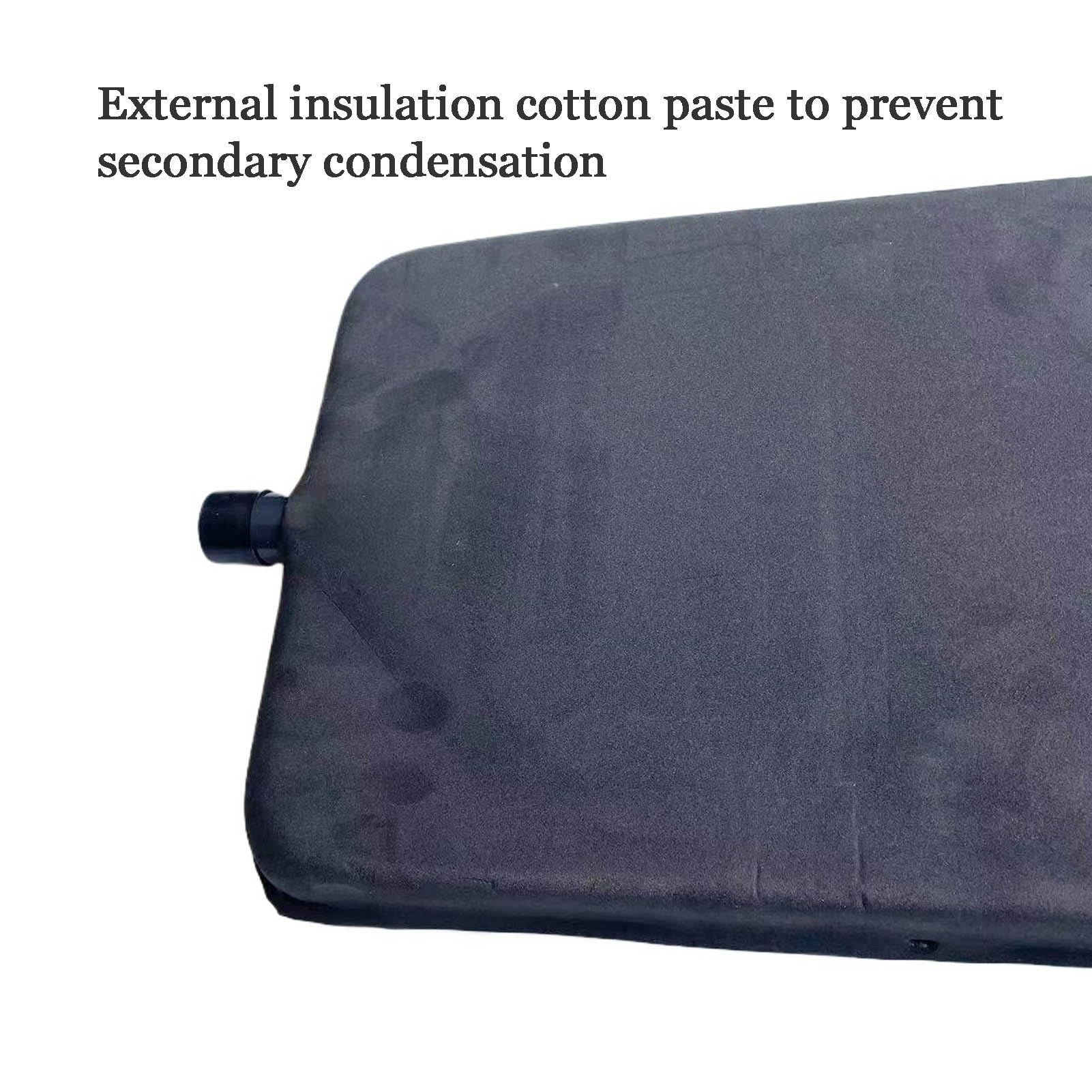 Vassoio Raccolta Condensa per Condizionatore Split Portatile Dispositivo Raccolta dell'Acqua con Funzione Drenaggio per Sistemi Pompa Calore HVAC (101x24x3cm)