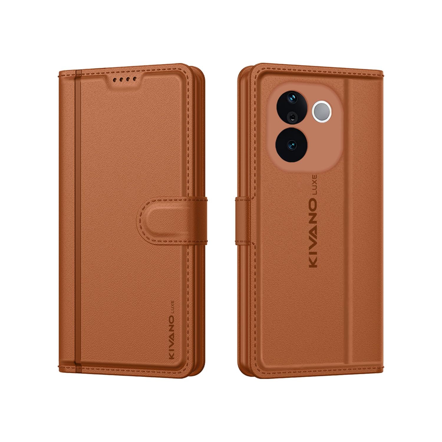 KIVANO LUXE® Compatible with Vivo T3 Pro 5G / IQOO Z9s Pro 5G Artisanal Leather Wallet Case with Card Holder for Men Women, Magnetic Flip Folio Cover with Stand RFID Blocking Cell Case (B0DGCS198Q) Amazon Price History, Amazon Price Tracker