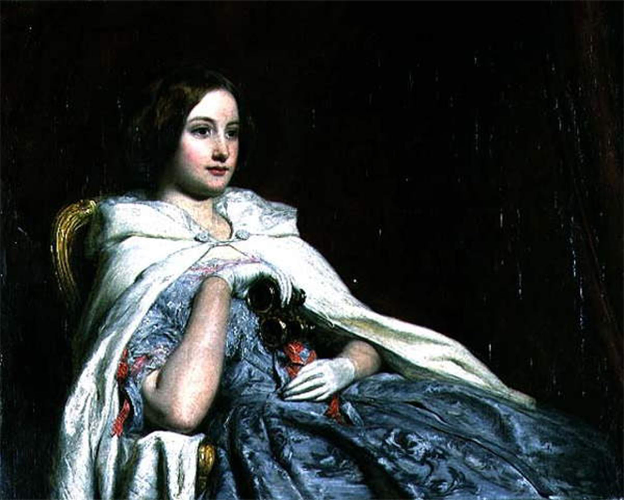 SERENDIPITP Aesthetic Poster Photo Wall Print Retro Picture At the Opera by William Powell Frith Modern Wall Artwork for Home Decor 60x90cm