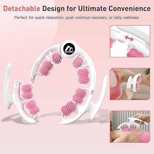 Miniatura 4 de MAIBO - Removedor de celulitis para piernas, rodillo de celulitis, herramienta de masaje de drenaje linfático, rodillo muscular de piernas,