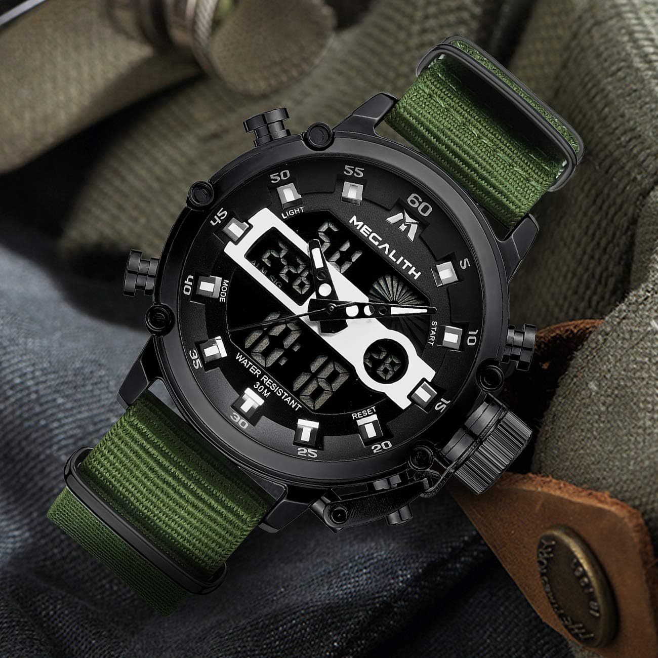MEGALITH Mens Digital Watch Sports Military Watches for Men Outdoor