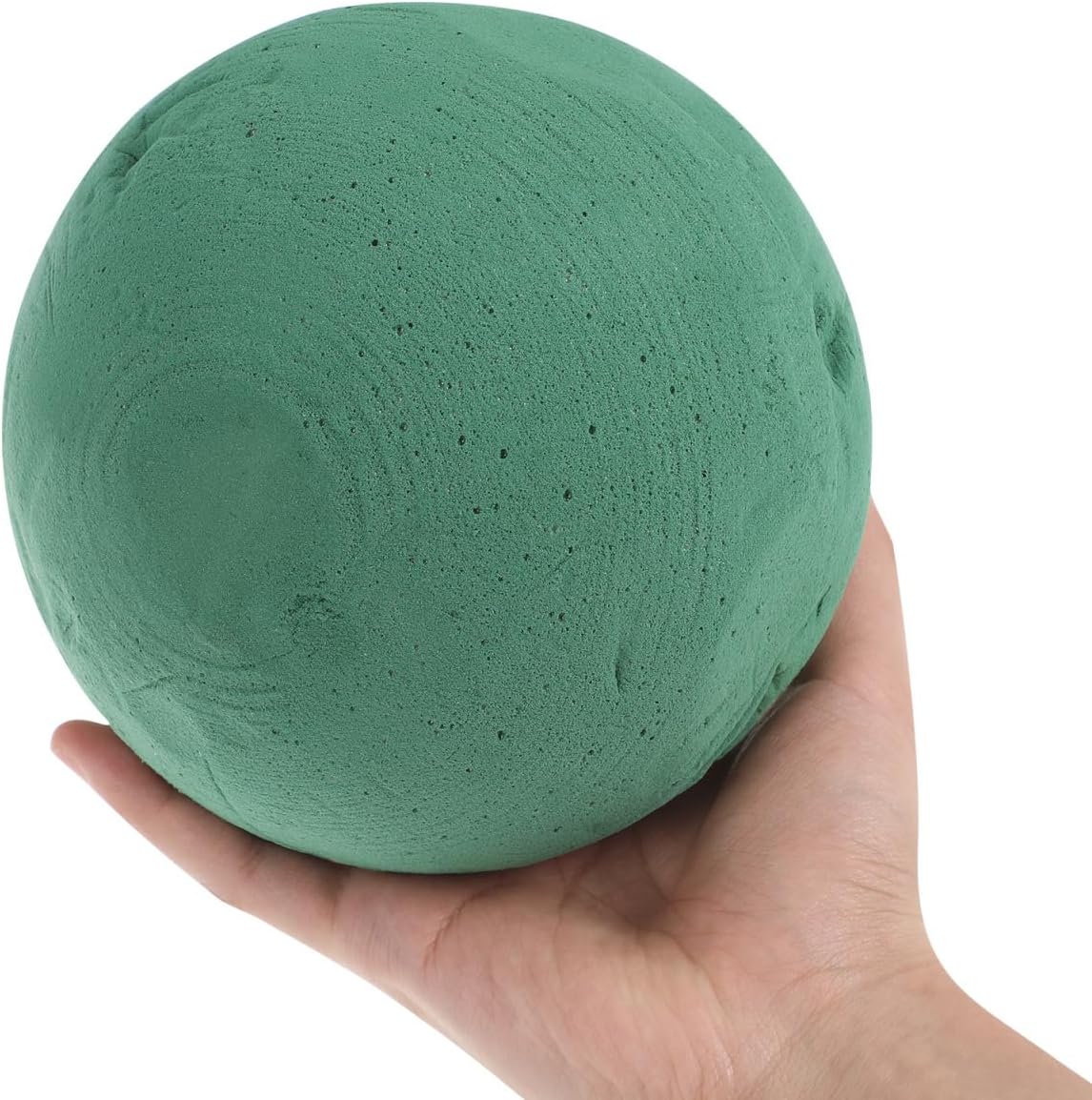 COHEALI 4Pcs Green Floral Foam Spheres 3.54In Round Flower Foam for Wet and Dry Floral Flower Arrangement Base for Wedding Centerpieces Home Decor and Artificial Projects