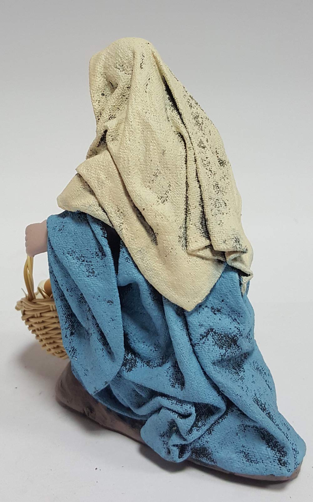 Pastora adorando con Cesta de Huevos, para Figuras de 12 cm