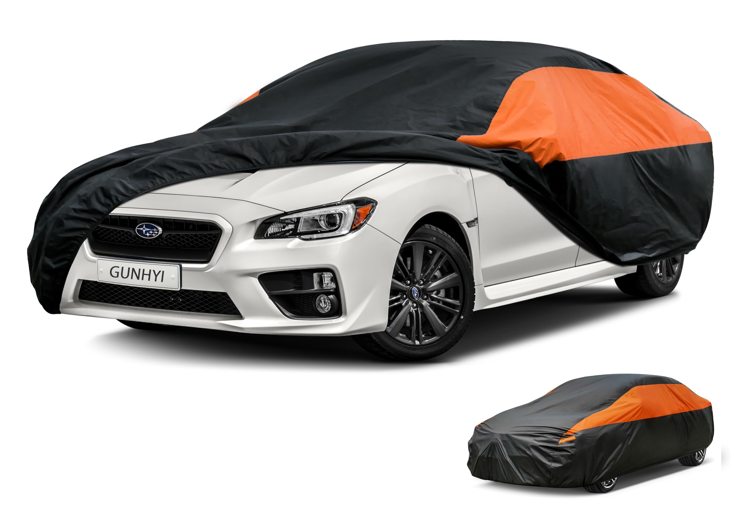 GUNHYI Waterproof Lightweight Full Car Cover Custom Fit WRX Impreza Sedan