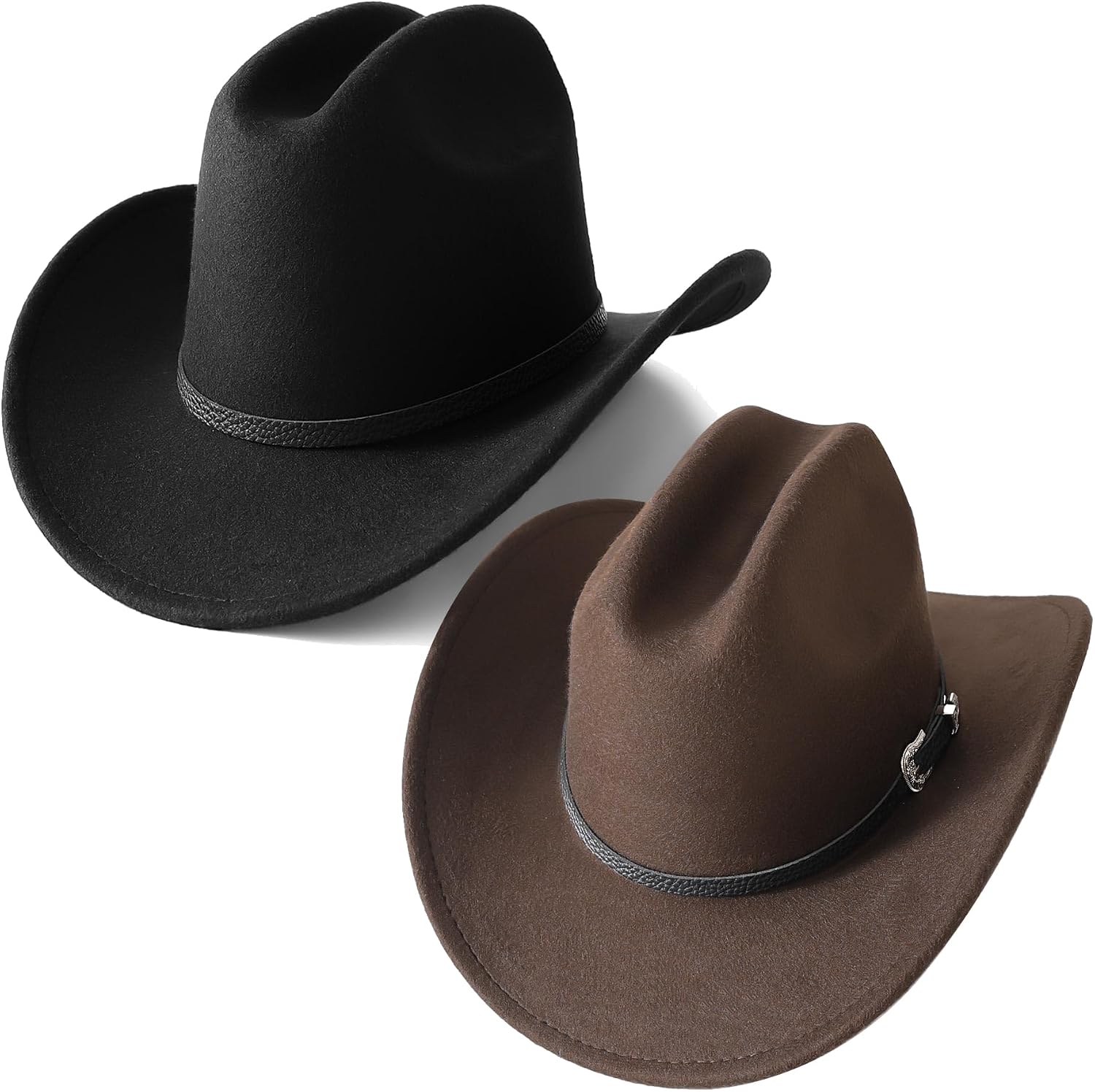 Western Cowboy Hat for Men Women Classic Cowgirl with Buckle Belt Sombrero Vaquero para Hombre Accessories