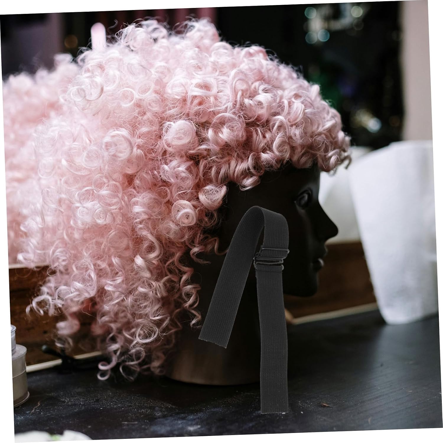 FOYTOKI 6pcs Adjustable Elastic Wig Bands Non-Slip Straps for Wig Caps Breathable and Durable for Secure Fit and Comfort During Extended Wear