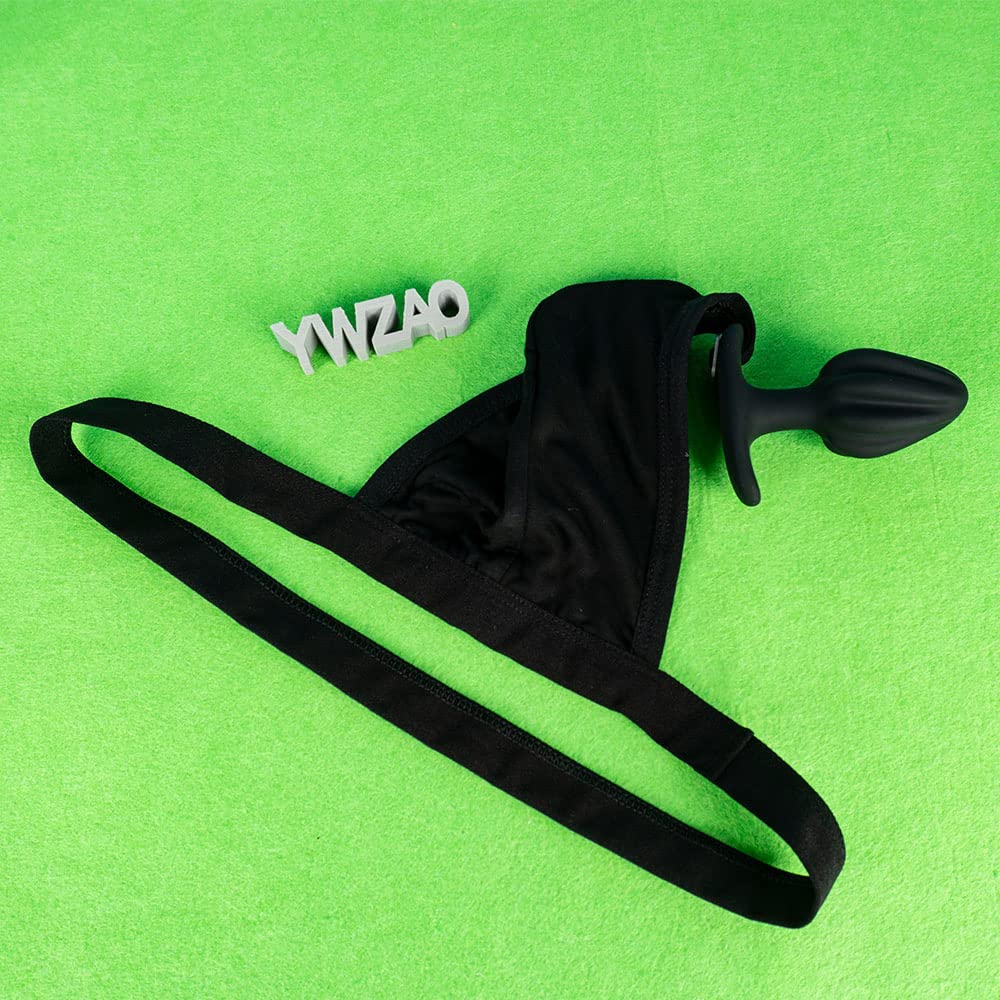 YWZAO Plug Anal sous-vêtements String Système À Clip Homme N31