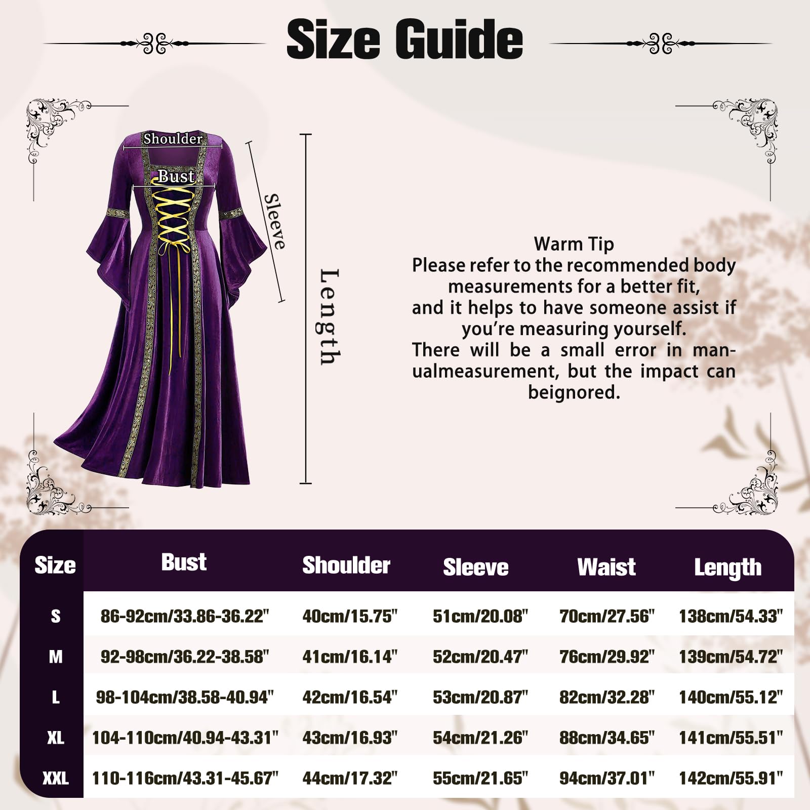 Robe rétro médiévale pour femme avec manches trompette, robe médiévale victorienne en velours vert, robe irlandaise Renaissance, carnaval, Halloween, fête