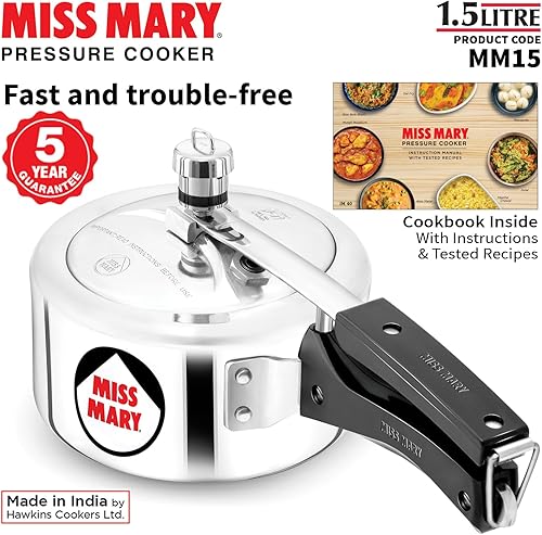 Miniatura 4 de Hawkins Miss Mary - Olla a presión (aluminio, 1,5 litros), color plateado