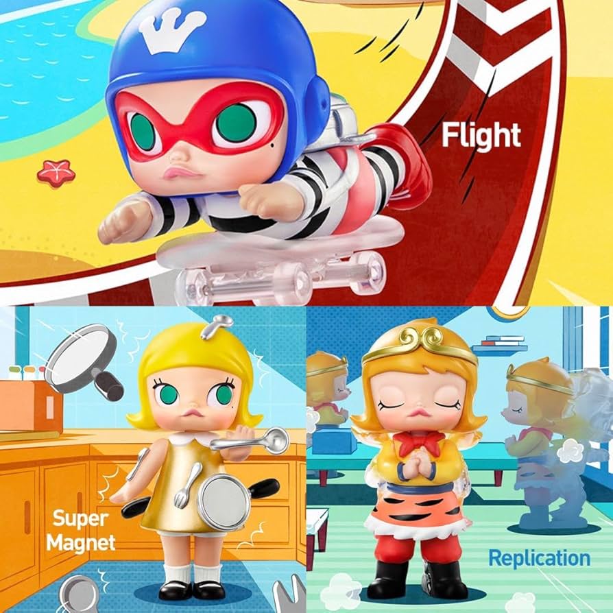 POPMART MOLLY My Instant Superpower シリーズ MOLLY My Instant Superpower Series Confirmed Blind Box