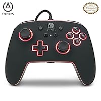 Vista 24 de PowerA Enhanced Wired Controller for Nintendo Switch - Bob-omb Blast, Gamepad, game controller, wired controller, officially licensed