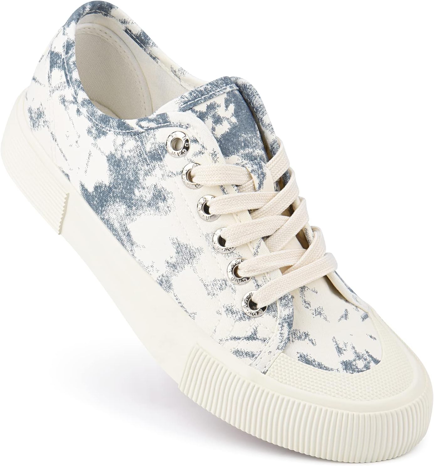 JENN ARDOR Women's Canvas Sneakers Low Top Lace-Up Classic Casual Shoes Fashion Comfortable for Walking - Image 8