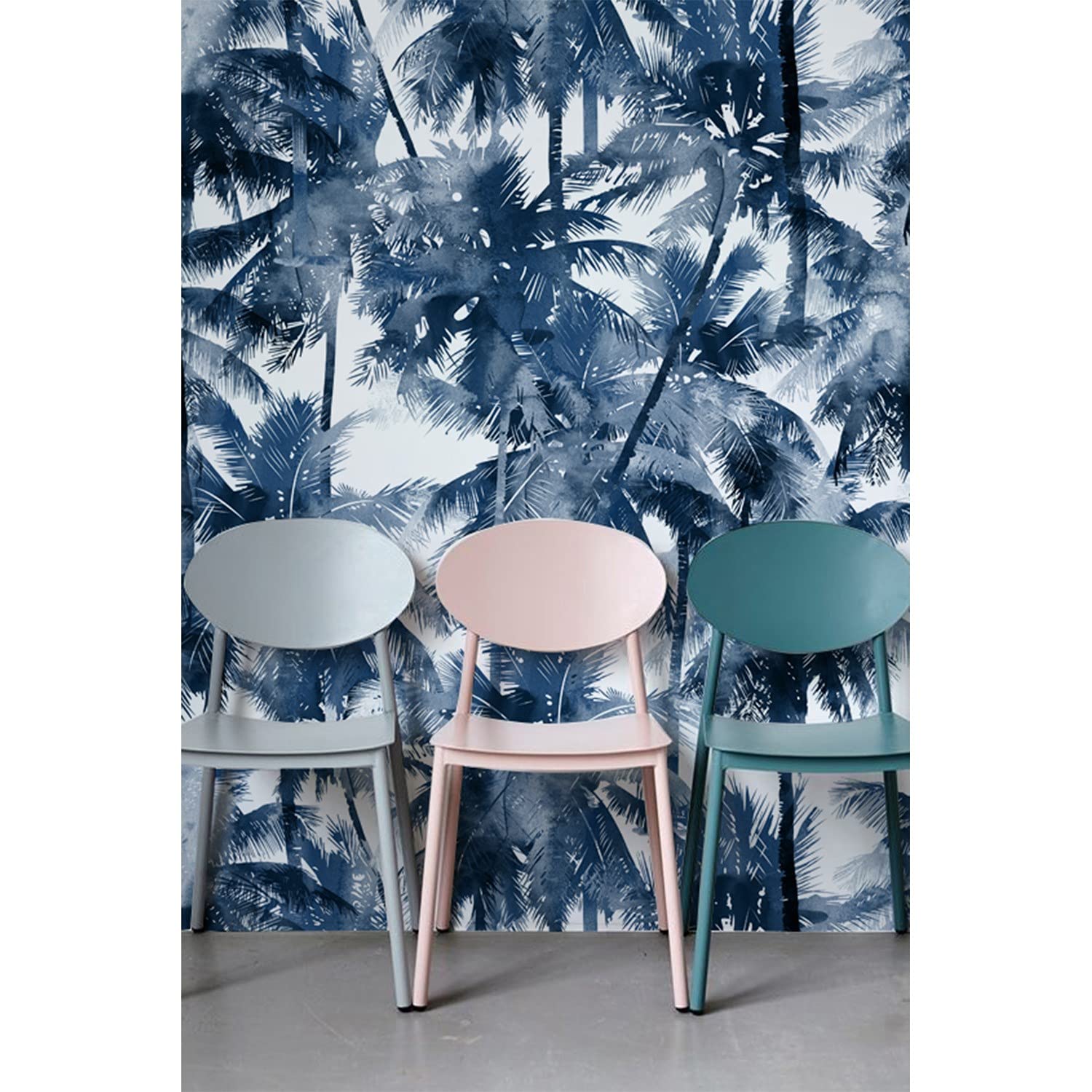 Papier peint intissé tropical meuble cuisine salon muraux 104x70cm