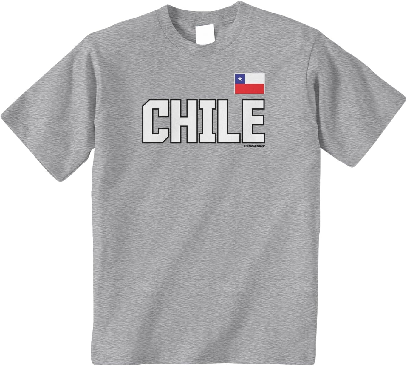 Threadrock Big Boys' Chile National Pride Youth T-Shirt