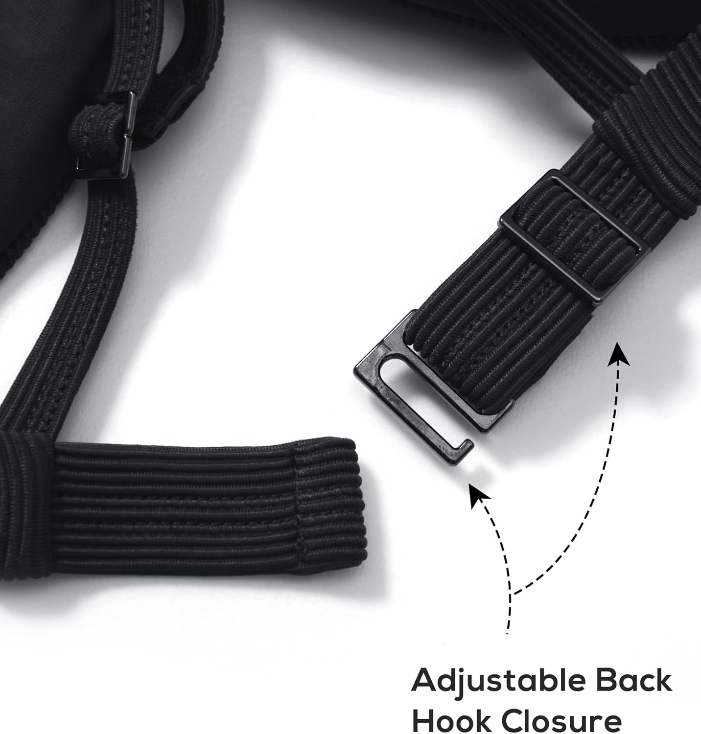 DOBREVA Women's Bikini Top Scoop Neck Bathing Suit Tops Ribbed Padded Adjustable Straps Swimsuit Sports Bra - Image 5