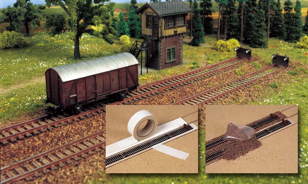 Noch – Haies Modèles Vert Clair 15x8 Mm, 50 Cm, 2 Pièces – Pour Dioramas Et Réseaux Ferroviaires