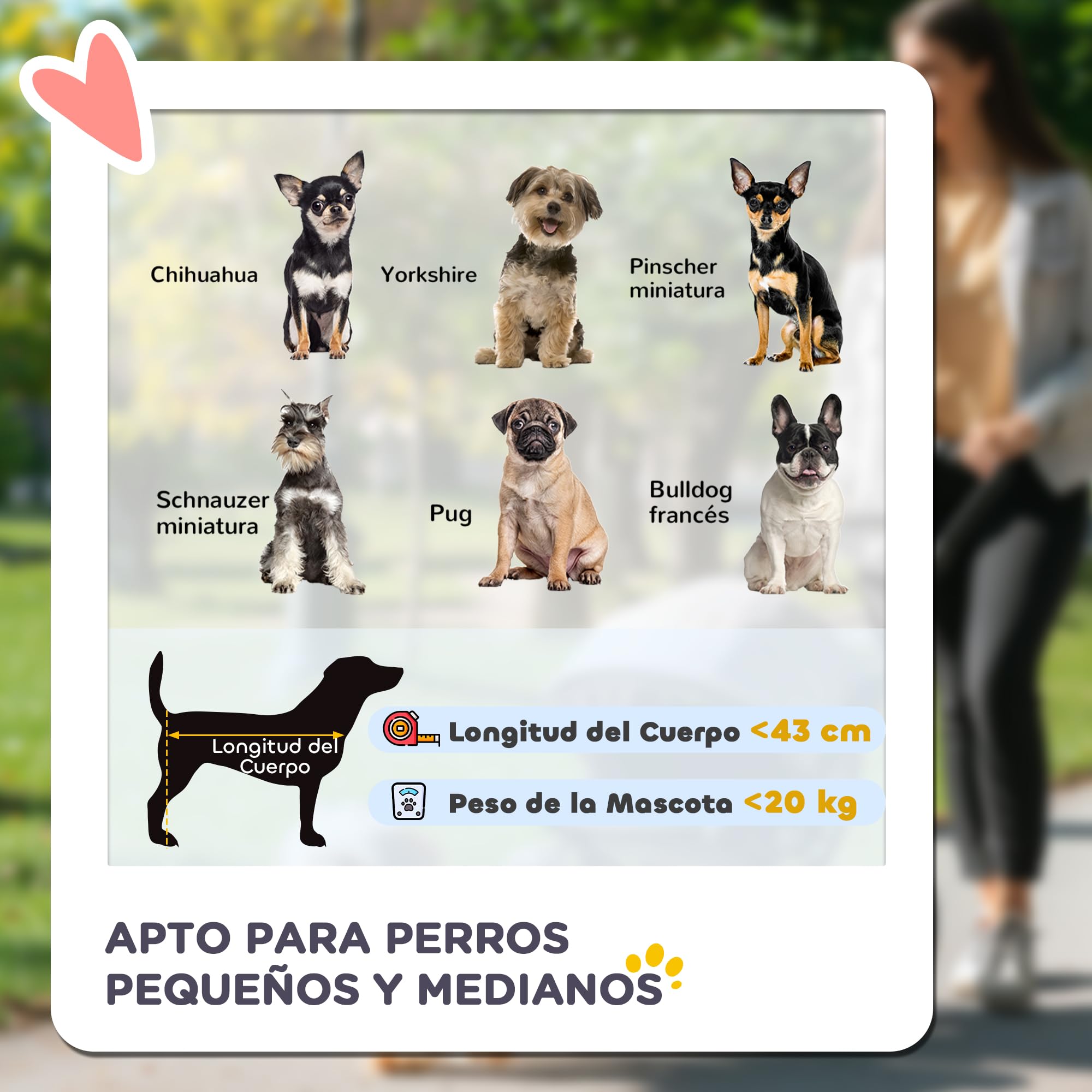 PawHut Carrito para Perros Plegable Cochecito para Mascotas Carrito para Perros Medianos Pequeños con Cesta Capota Ajustable Ventana de Malla y 3 Ruedas Grandes Carga 20 kg 111x58x107 cm Gris