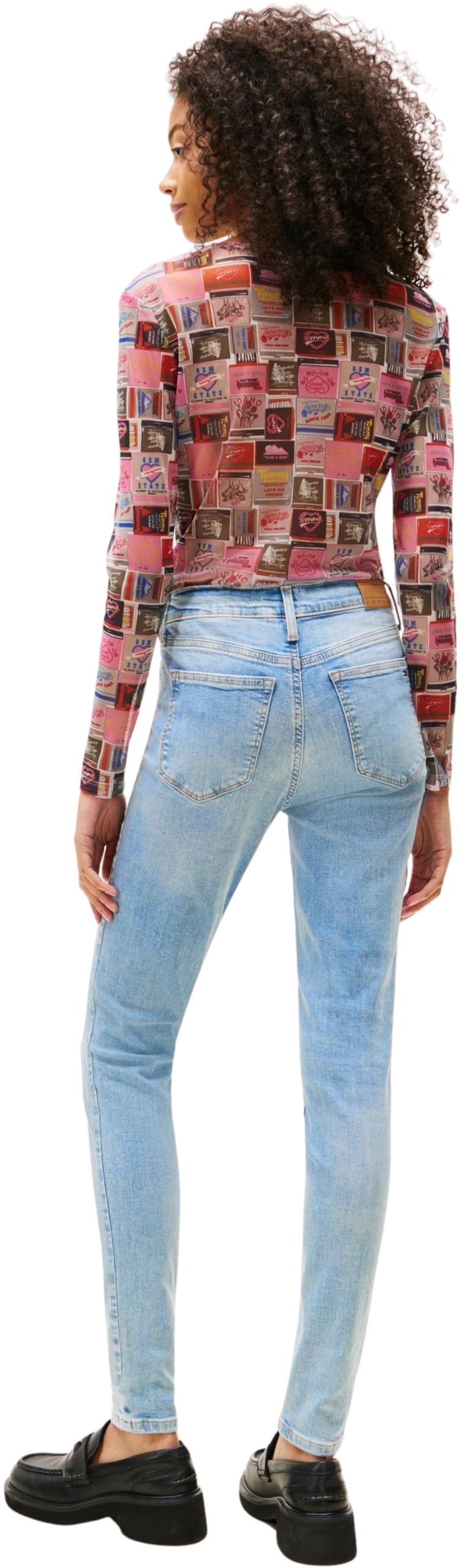 Tommy Jeans Damen Jeans Hose Nora Skinny Mid Rise