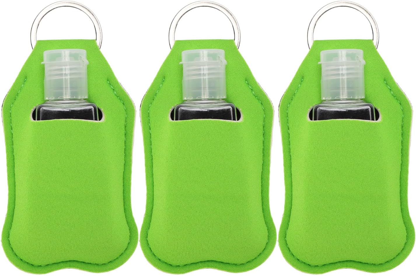 Pomya 30ml Leakproof Travel Bottles | Refillable Keychain Containers For Toiletries & Cosmetics (Green)