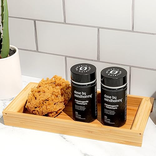 Miniatura 9 de Dose by Mindhoney - 60 unidades - Suplemento cerebral de adaptógeno nootrópico prémium - Apoya la memoria, el enfoque, la energía y el estado de