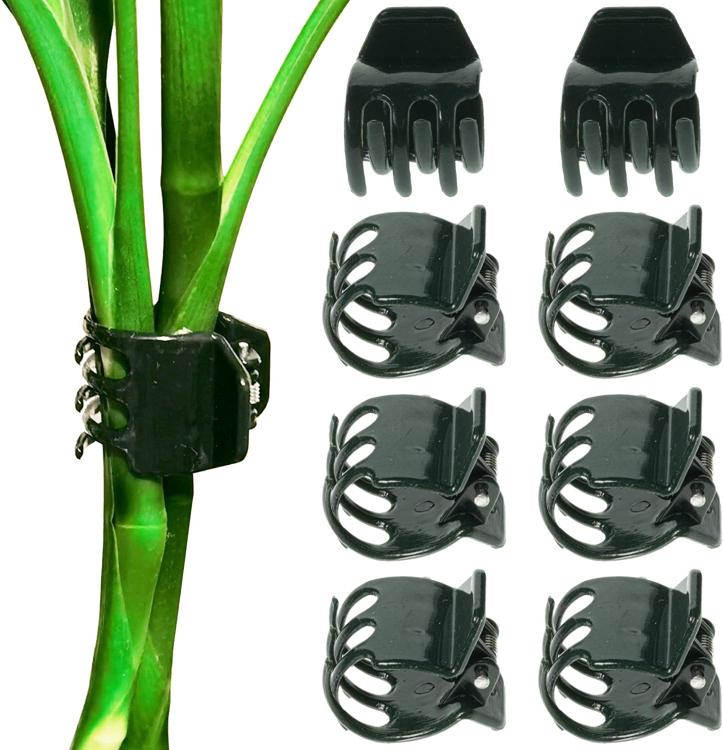 BEADNOVA Plant Clips 50Pcs Orchid Clips Large Orchid Support Clips Vine