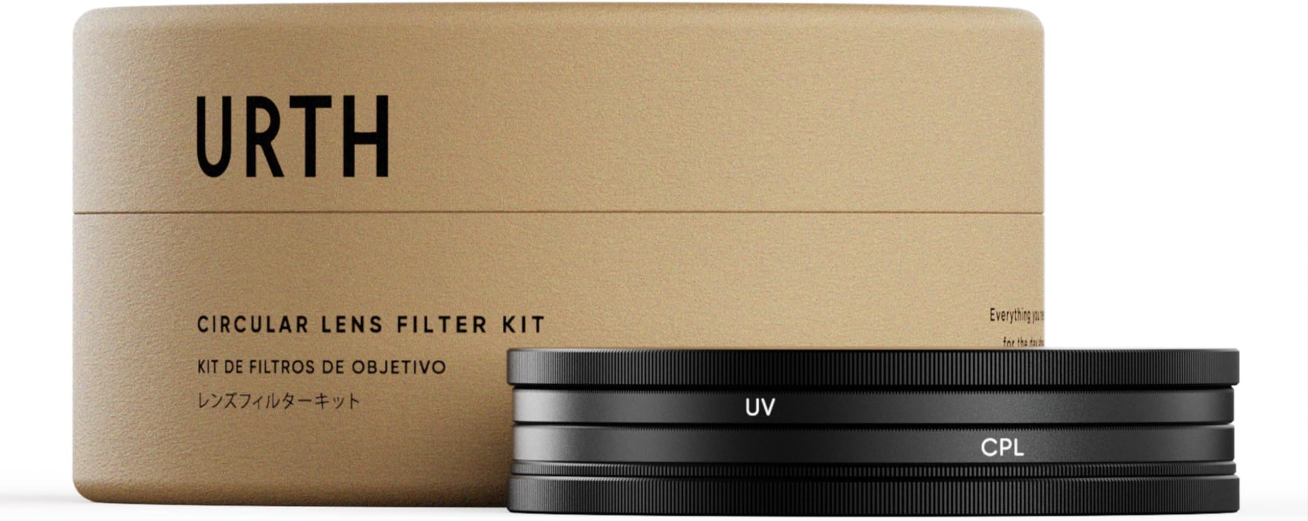 Urth 52mm 2-in-1 Lens Filter Kit โ UV, Circular Polarizing (CPL), Multi-Coated Optical Glass, Ultra-Slim Camera Lens Filters