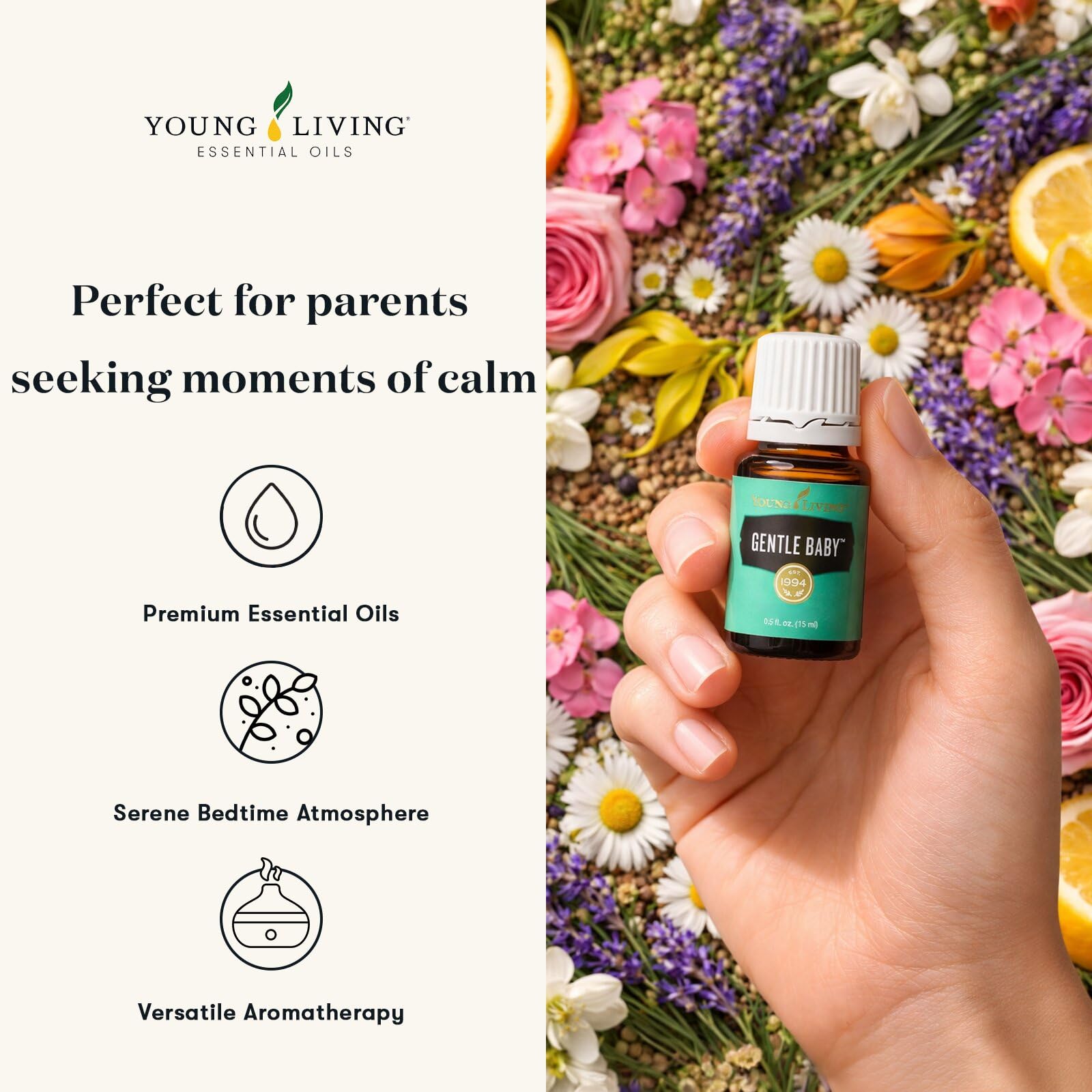 Amazon.com: Young Living Gentle Baby Oil Blend | 15ml | Gentle