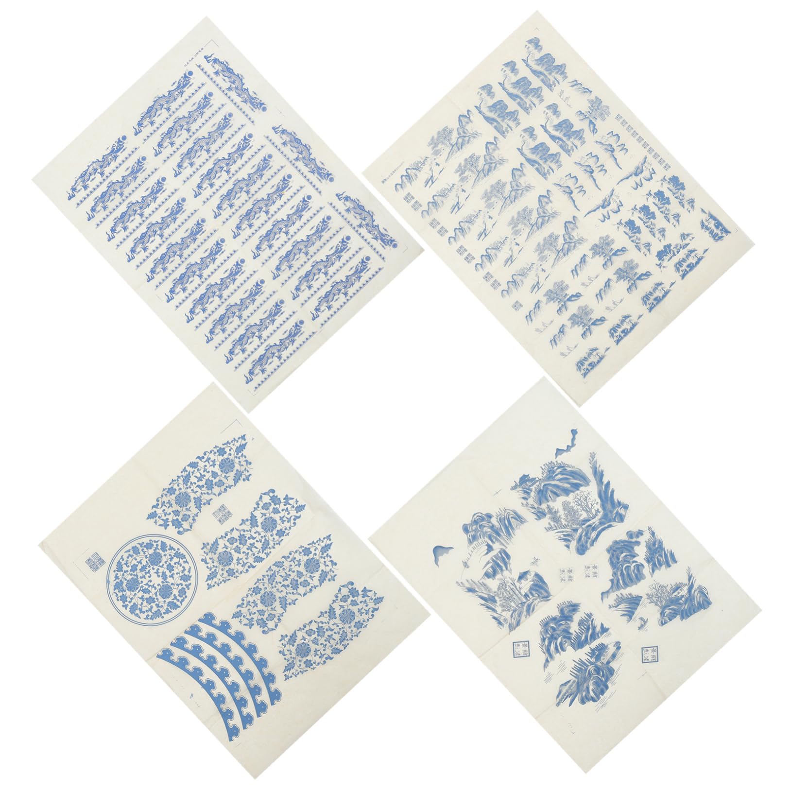Décalcomanies porcelaine pour personnaliser votre vaisselle avec des transferts délicats