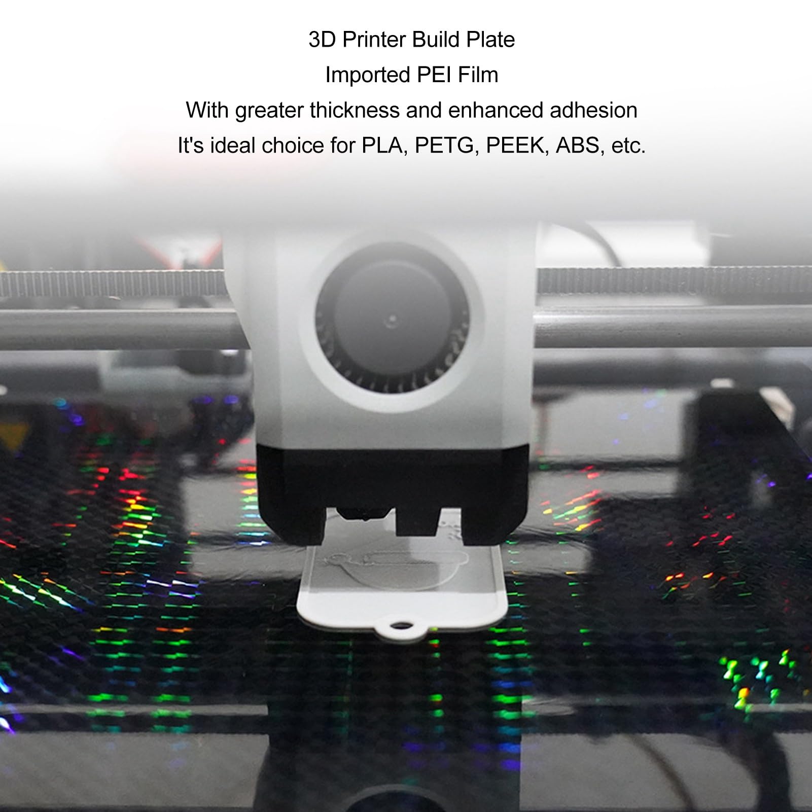 Universal 3D Printer Build Plate,Compatible with Bambu Lab X1 PLP PLS,with PEI Coating and Diamond Texture,Long Lasting Printer Plate