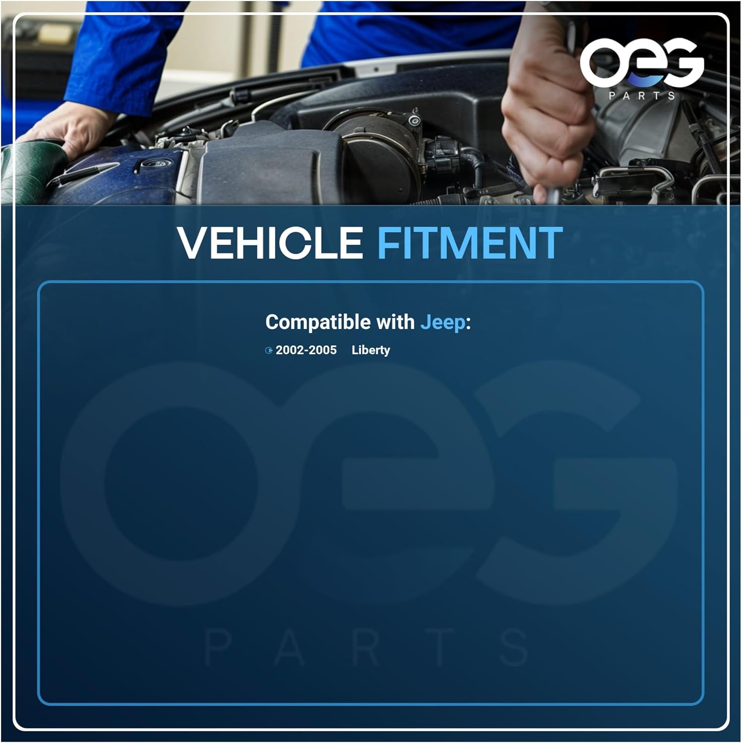 OEG Parts New Window Regulator W/Motor Compatible With Jeep Liberty 2002 2003 2004 2005 2006 741-526 55360031A 68059644AA Front Drivers Side Left LH