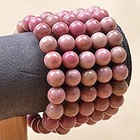 Vista 362 de MASSIVE BEADS Pulsera elástica de yoga hecha a mano con piedra natural, cristal curativo, energía, regalos para adultos unisex de 0.157 in, 0.236